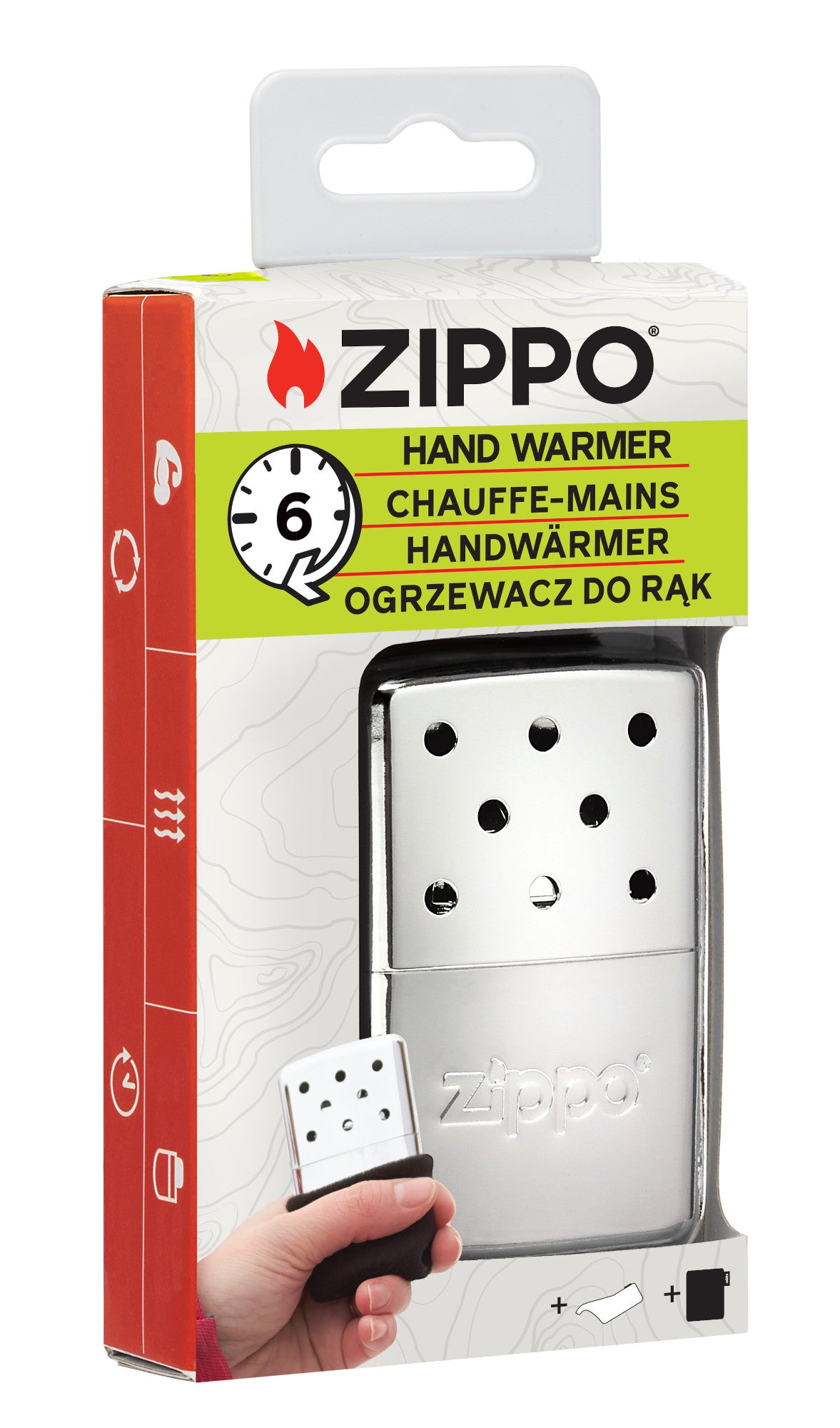 Hand Warmer High Polished Chrome 6 uur