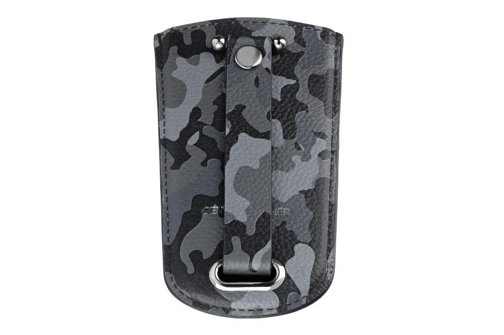 Zippo sleutelzakje leer camouflagepatroon grijs