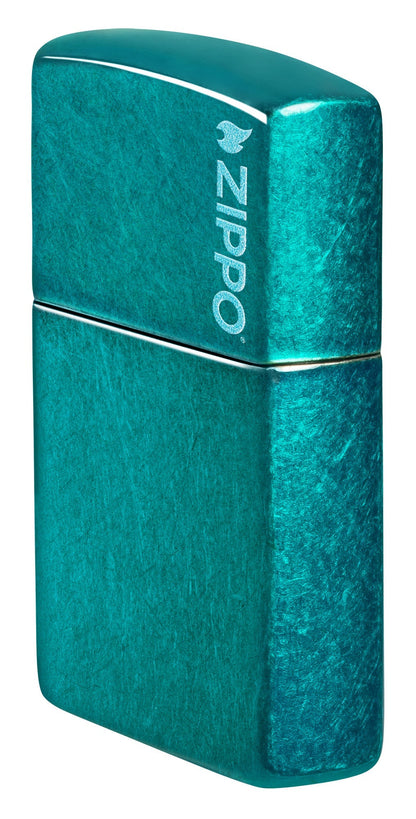 Klassieke Candy Teal met Zippo-logo