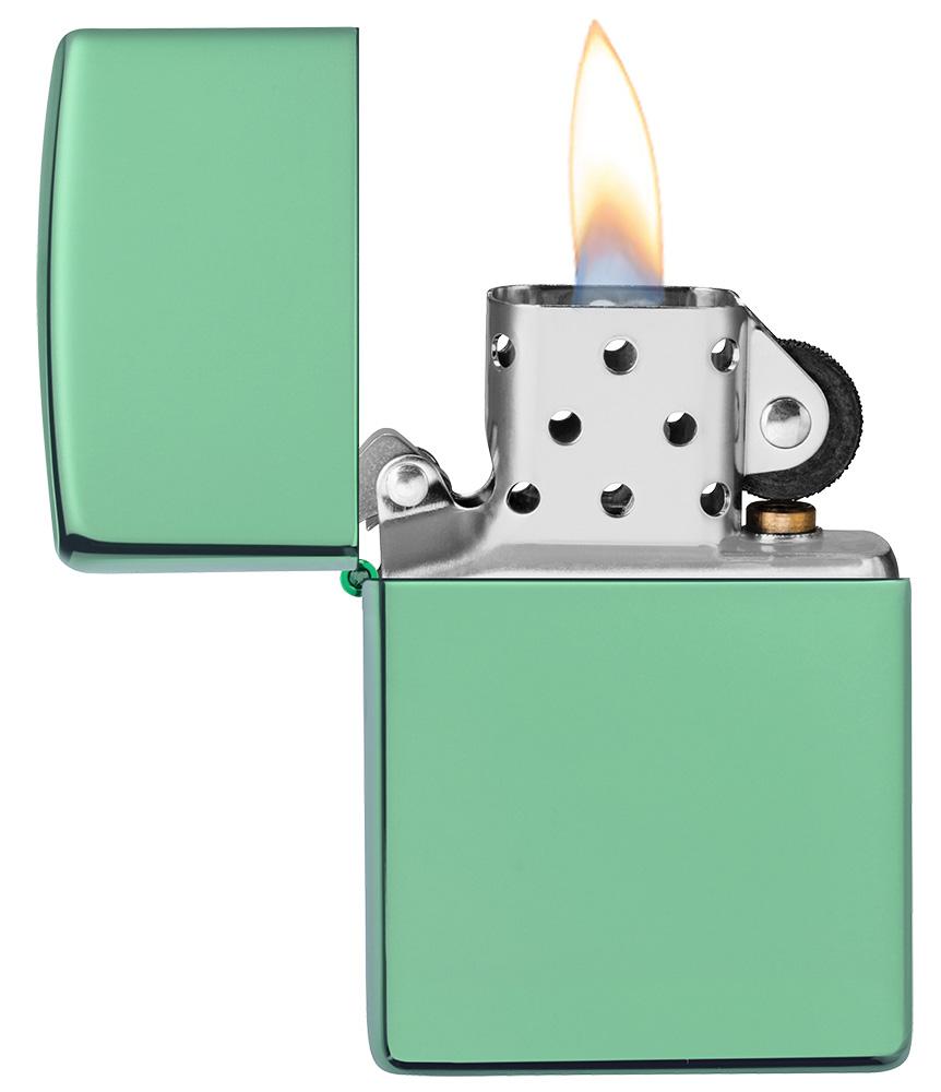 Classic High Polish Green - Gravure - Chrome