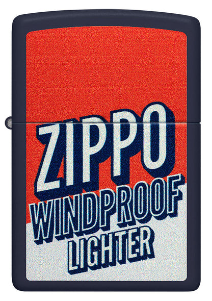 Kleurenblok Zippo design