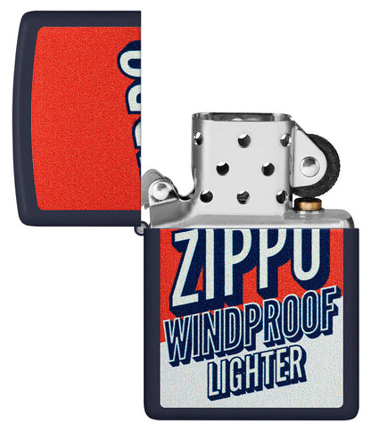 Kleurenblok Zippo design