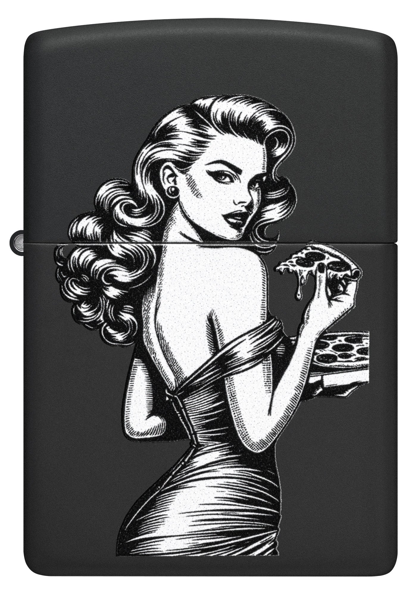 Ontwerp van een pinup-pizza