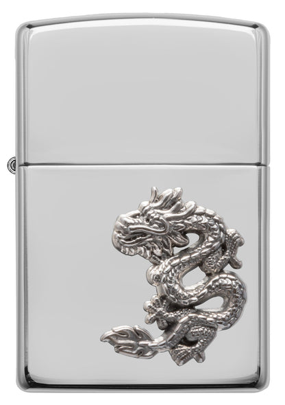 Chinese Dragon Sterling Silver Emblem