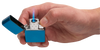 Zippo-inzetstuk met butaangas enkele vlam in aanstekeretui met vlam handmatig