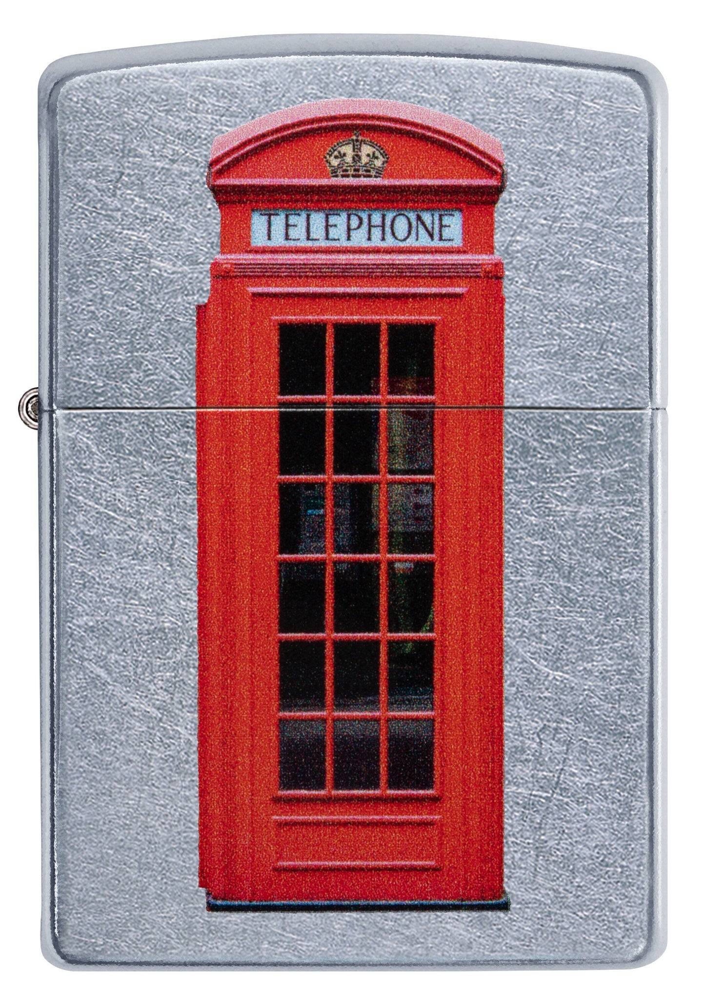 Vooraanzicht Zippo Aansteker Rode Telefooncel van Londen Online Only