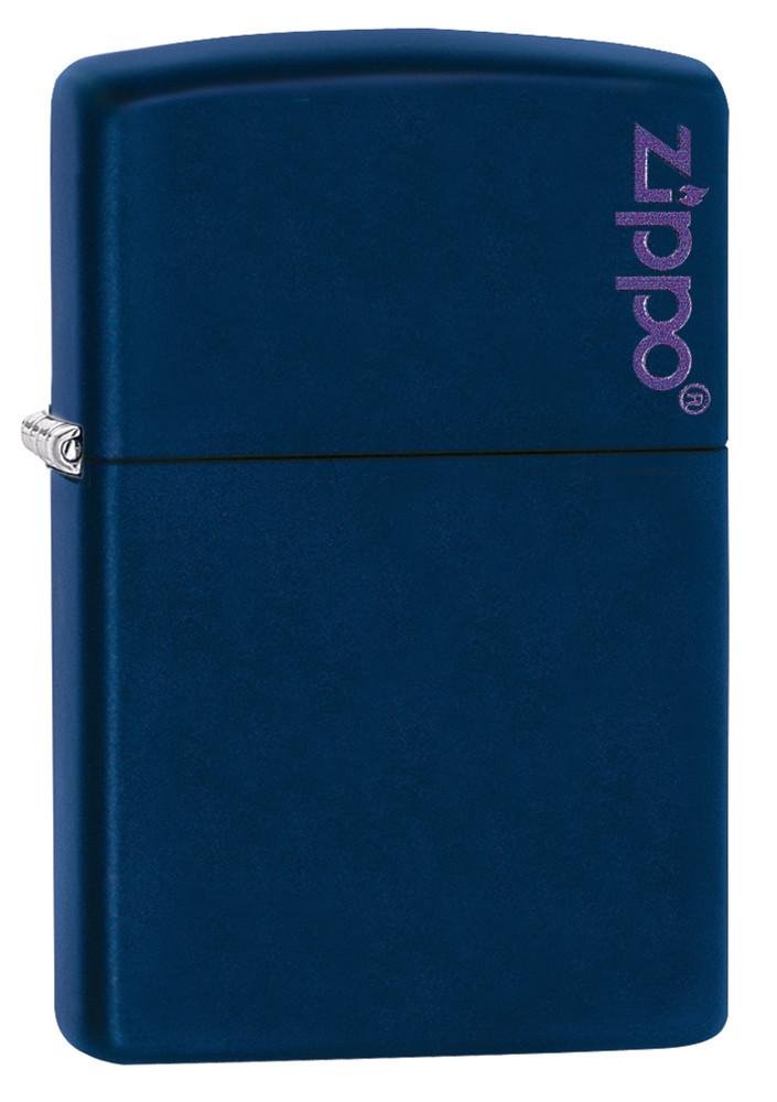 239ZL, Navy Blue Matte with Zippo Logo, Color Image