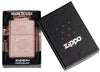 Zippo aansteker luciferdoosje met logo Rose Gold in verpakking